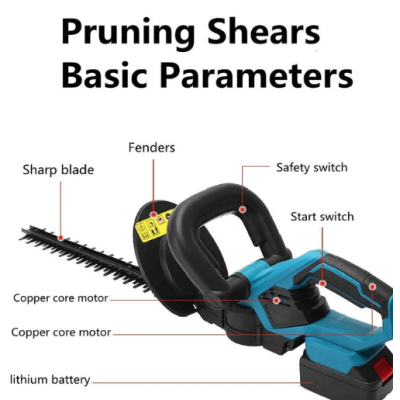 Foarfeca De Tuns Gard Viu Electrica Fara Fir Acumulator Inclus 24V