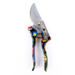 Foarfeca de vie model AUTOMAT cu FLORI ULTRA NEGRU MX793