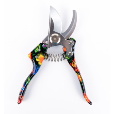 Foarfeca de vie model AUTOMAT cu FLORI ULTRA NEGRU MX793