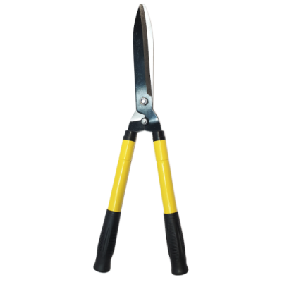 Foarfeca extensibila pentru gard viu din metal 58 / 73 cm galben MX331