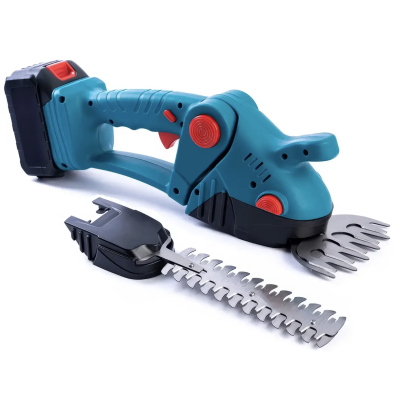 Foarfeca gradinarit electrica 2 in 1 acumulator pentru tuns Iarba gard viu sau arbusti 2 foarfeci Incluse