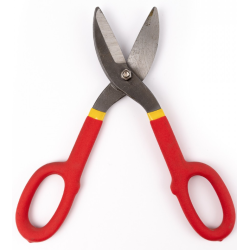 Foarfeca pentru tabla maner cauciucat rosu