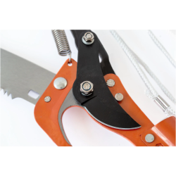 Foarfeca pentru taiat crengi la inaltime cu fierastrau