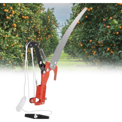 Foarfeca pentru taiat crengi la inaltime cu fierastrau