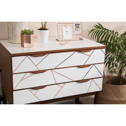 Folie autoadeziva alba 1000X60cm