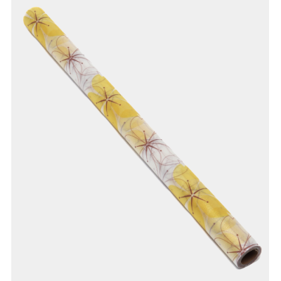 Folie autoadeziva geam cu flori galbene 45 x 300 cm