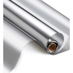 Folie cu Protectie Solara UV tip Oglinda Reflexiva pentru Geamuri Interioare 60x300cm