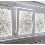 Folie decorativa vitrostatica pentru geam autoadeziva  45 x 300 cm model PIETRICELE