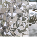 Folie geam cu efecte geometrice 45 cm x 300 cm