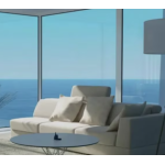 Folie Reflexiva protectie Geamuri montare pe interior si protectie solara UV ALBASTRA 45 x 300 cm