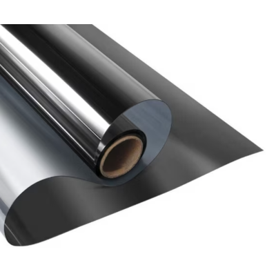 Folie Reflexiva protectie Geamuri montare pe interior si protectie solara UV NEAGRA 45 x 300 cm