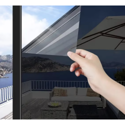 Folie Reflexiva protectie Geamuri montare pe interior si protectie solara UV NEAGRA 45 x 300 cm Folie Reflexiva protectie Geamuri montare pe interior si protectie solara UV NEAGRA 45 x 300 cm