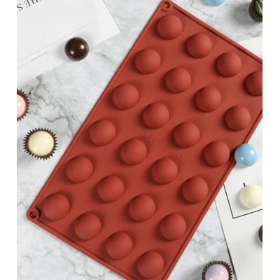 Forma De Silicon Semisfera Cu 24 De Cavitati