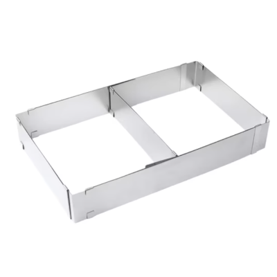 Forma dreptunghiulara pentru tort reglabila de 28 - 53 cm H-8CM