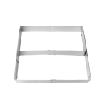 Forma dreptunghiulara pentru tort reglabila de 28 pana la 53 cm H-8CM