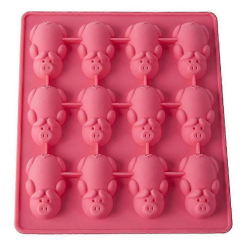 Forma prajituri din silicon pentru ciocolata si bomboane model piggy