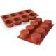 Forma silicon 8 cavitati pentru prajituri