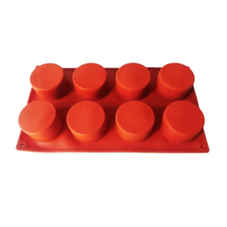 Forma silicon 8 cavitati pentru prajituri