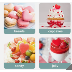 Forma silicon pentru copt prajituri briose model inima