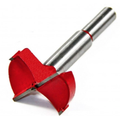 Freza cilindrica pentru lemn 40mm rosie