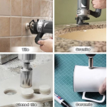 Freza sticla diamantata 75 mm