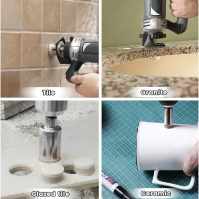 Freza sticla diamantata/Carota diamantata 55mm