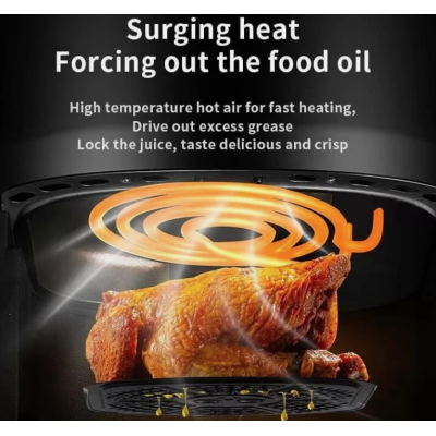 Friteuza cu Aer Cald 8L cu 8 programre LEIHMANN