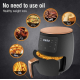 Friteuza cu Aer Cald S-18 Air Fryer 2400W