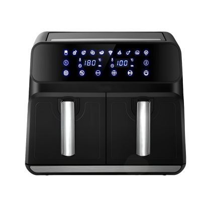 Friteuza Dubla Fara Ulei Air Fryer afisaj digital 10L capacitate