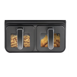 Friteuza Dubla Fara Ulei Air Fryer afisaj digital 10L capacitate