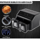 Friteuza Dubla Fara Ulei Air Fryer afisaj digital 10L capacitate