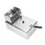 Friteuza electrica profesionala 6L putere 2500W carcasa din otel inoxidabi