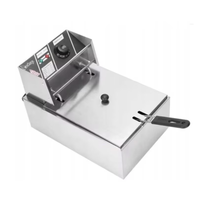 Friteuza electrica profesionala 6L putere 2500W carcasa din otel inoxidabi