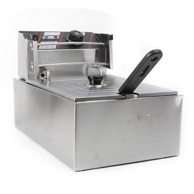 Friteuza electrica profesionala 6L putere 2500W carcasa din otel inoxidabi