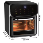 Friteuza electrica putere 1350W capacitate mare de 10 litri fara ulei automata