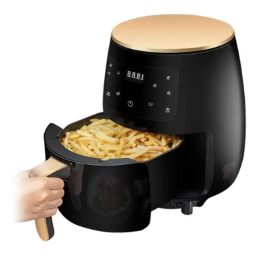 Friteuza Fara Ulei 6 Litri Air Fryer MAXTOP , Displat Digital, Functie de Coacere, NEGRU