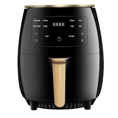 Friteuza Fara Ulei 6 Litri Air Fryer MAXTOP , Displat Digital, Functie de Coacere, NEGRU