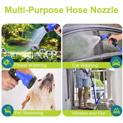 Furtun Extensibil ALBASTRU Creponat 30m MAGIC HOSE