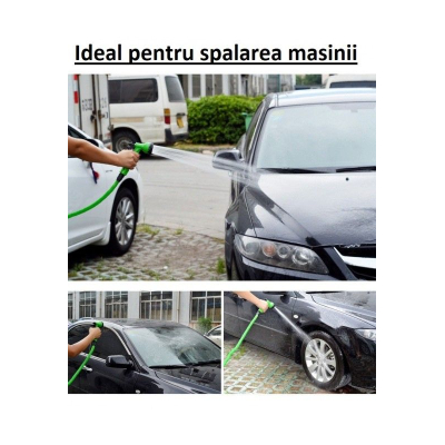 Furtun Extensibil VERDE Creponat  45m MAGIC HOSE