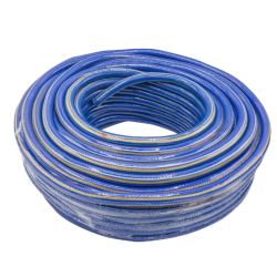 Furtun gaz 9mm insertie verde/ albastru 50m MX022