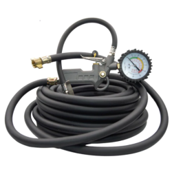 Furtun GROS pentru umflat roti cu manometru 13m