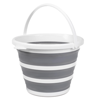 Galeata pliabila din cauciuc cu marginile din plastic capacitate 10 litri