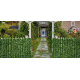 Gard 1m x 3m lungime cu frunze artificiale verde decoractiv 