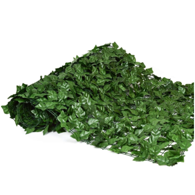 Gard 1m x 3m lungime cu frunze artificiale verde decoractiv 