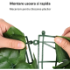 Gard 1m x 3m lungime cu frunze artificiale verde decoractiv 