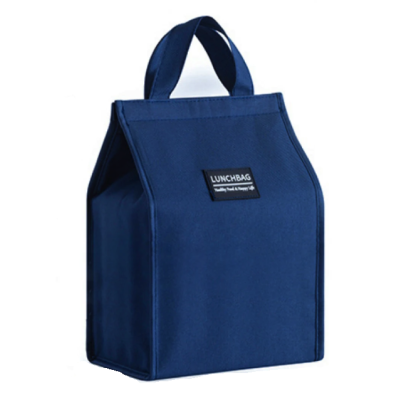 Geanta termoizolanta pentru pranz pliabila 34 x 26 x 16 cm ALBASTRA