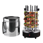 Gratar electric vertical 1500W cu 8 gauri 16 8 cupe ulei DSP frigarui detasabile carcasa de protectie