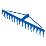 Grebla metal cu 16 dinti albastra MX339