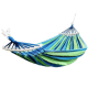 Hamac de gradina pentru o persoana multicolor 190x80 cm cu bara lemn 40 cm