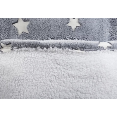 Hanorac patura cu gluga si maneci insertii fosforescente calduros si pufos buzunar spatios baietei